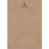 sigel Weihnachts-Motiv-Papier, Christmas with apples, A4 – Bild 2