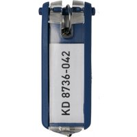 DURABLE Schlüsselanhänger KEY CLIP, blau