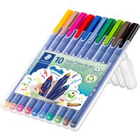 STAEDTLER Fasermaler triplus, 10er Etui