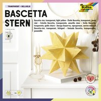folia Faltblätter Bascetta-Stern, 200 x 200, hellgelb – Bild 2
