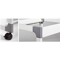 DURABLE Bürowagen SYSTEM Multi Trolley 88, 4 Böden, grau