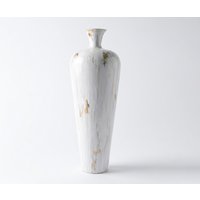 Vase Marvella B27 x T27 x H78 cm Metall Kintsugi Handgemacht