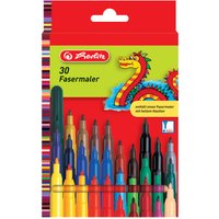 herlitz Fasermaler, 30er Karton-Etui
