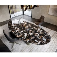 DELIFE Edge Esstisch Oval Keramik – Bild 2