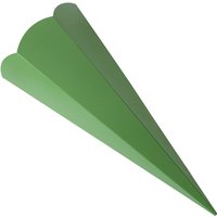 folia Schultüten-Zuschnitt, 6-eckig, 680 mm, grün