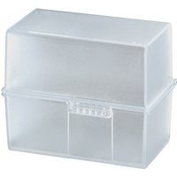 HAN Karteikasten, Polystyrol, A7 quer, weiß-transluzent