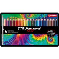 STABILO Aquarell-Buntstift aquacolor ARTY, 36er Metalletui