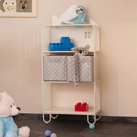 Kinderregal aus Metall magnetisch TODO M Weiß