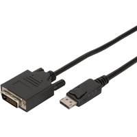 DIGITUS Adapterkabel, DisplayPort - DVI-D, 2,0 m, schwarz – Bild 2