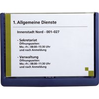 DURABLE Türschild CLICK SIGN, DIN A5, dunkelblau – Bild 2