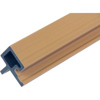 WPC Eckprofil für Fassadenverkleidung SANO Teak - 16er Set
