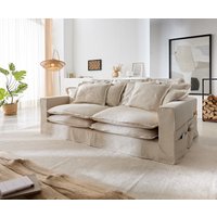 DELIFE Noelia Hussensofa Elfenbein