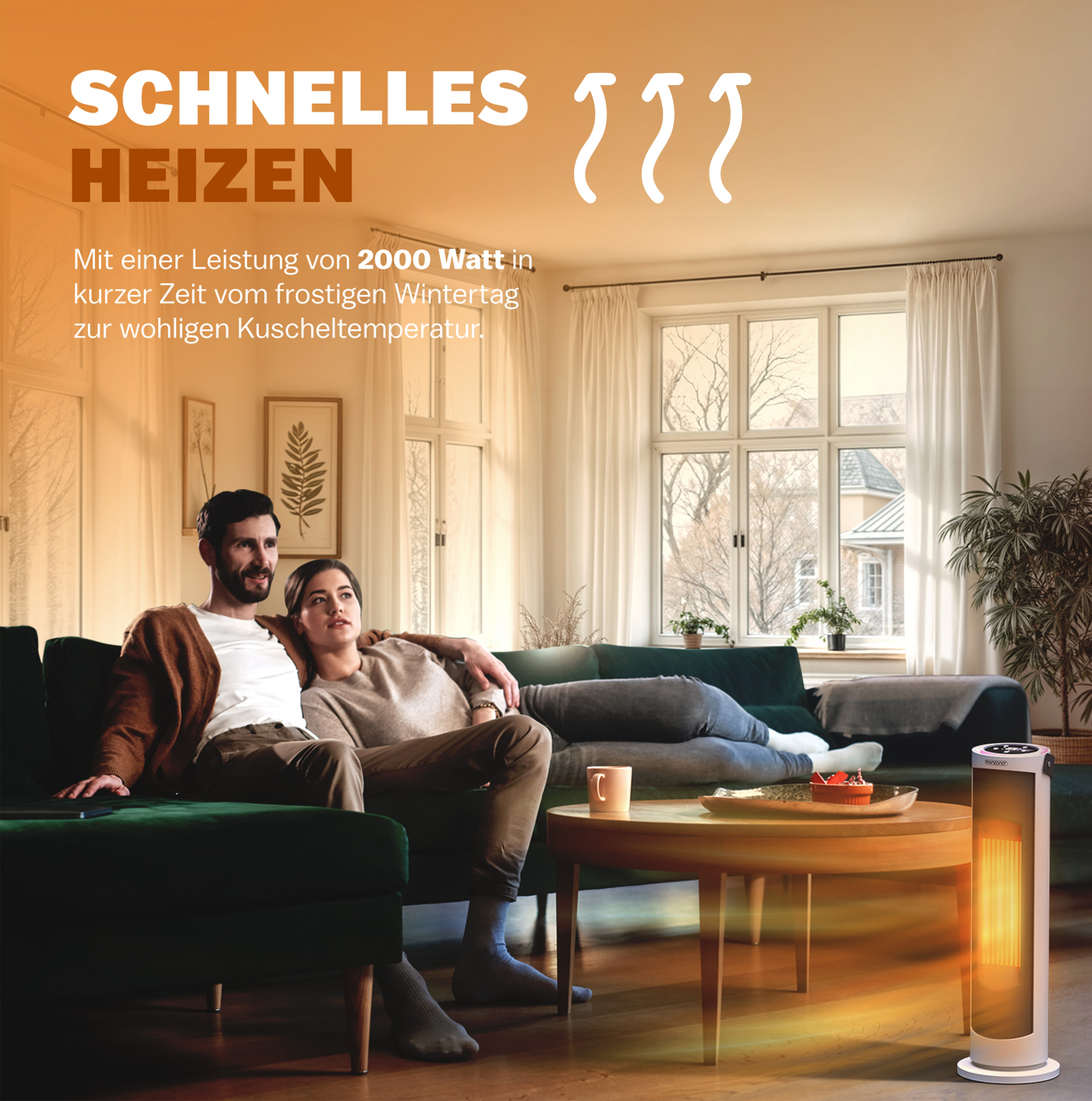 monzana 109518 Heizlüfter 2000W – Bild 3