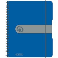 herlitz Collegeblock easy orga to go, A5, 80 Blatt, blau