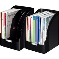 LEITZ Stehsammler Plus Jumbo, DIN A4, Polystyrol, schwarz – Bild 2