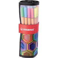 STABILO Fineliner point 88, 25er Rollerset ARTY Edition
