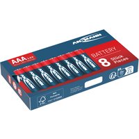 ANSMANN Alkaline Batterie, Micro AAA, 8er Pack