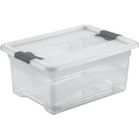 keeeper Aufbewahrungsbox, cornelia, 24 Liter, crystal-grey