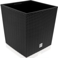 Deuba® Blumentopf Rato Low Anthrazit 39x39x40,5cm