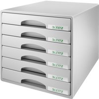 LEITZ Schubladenbox Plus, 6 Schübe, grau – Bild 2