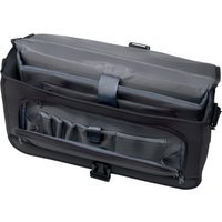 LiGHTPAK Umhängetasche, SOLAR, mit Laptopfach, schwarz