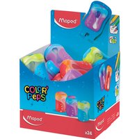 Maped Doppel-Spitzdose COLOR, PEPS, 24er Display