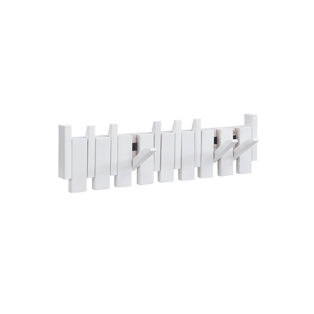 Home Deluxe 4058166436931 Garderobenleiste Weiß – Bild 5