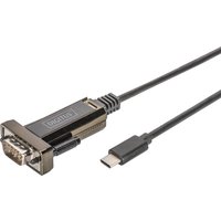 DIGITUS USB 2.0 Adapter, USB-C - RS232, schwarz – Bild 2