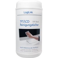 LogiLink TFT/LCD/Plasma Reinigungstücher, 100er Spenderdose
