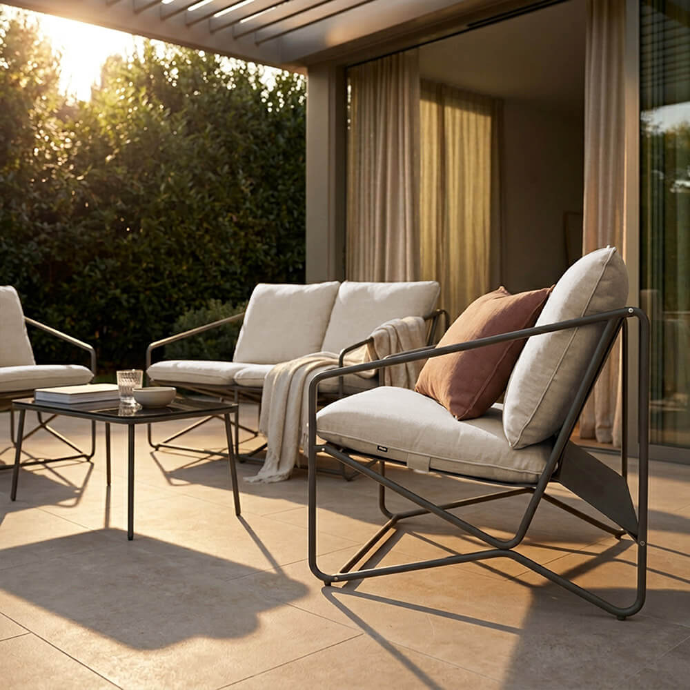 Gartenlounge MIRAL - Beige – Bild 3