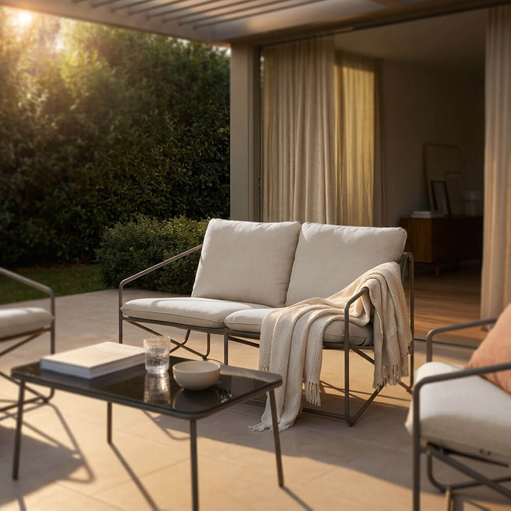 Gartenlounge MIRAL - Beige – Bild 4