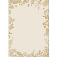 sigel Weihnachts-Motiv-Papier Golden Christmas, A4, 90 g/qm – Bild 2