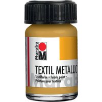 Marabu Textilfarbe, Textil Metallic, 15 ml, metallic-gold