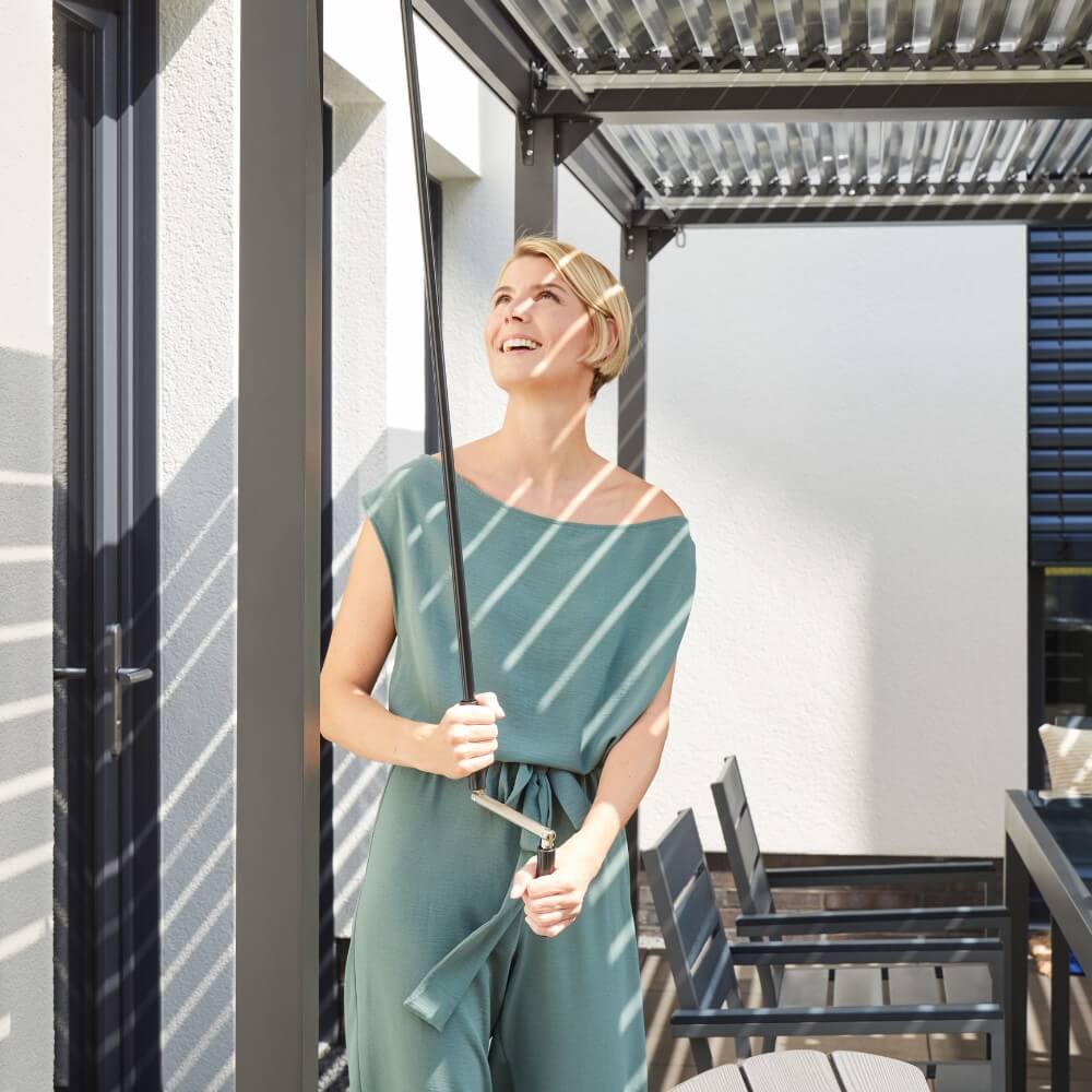 Lamellenpavillon CANNES - 400 x 303 x 223 cm – Bild 3