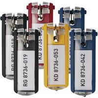 DURABLE Schlüsselanhänger KEY CLIP, farbig sortiert
