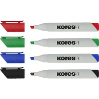 Kores Whiteboard-Marker, ECO XW2, 4er Etui