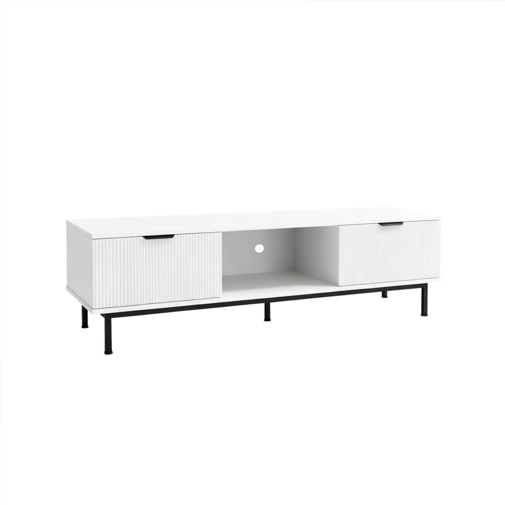TV-Schrank NYLA Weiß - 160 x 43 cm – Bild 4