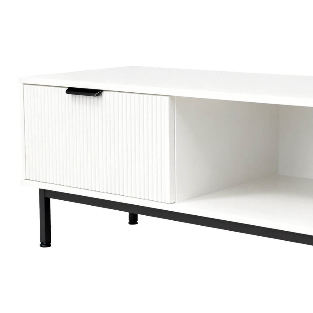 TV-Schrank NYLA Weiß - 160 x 43 cm – Bild 5