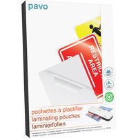pavo Laminierfolientasche, 54 x 86 mm, glänzend, 250 mic – Bild 2