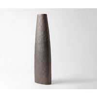 Vase Conico B20 x T11 x H69 cm Aluminium Hämatit Gegossen