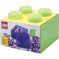LEGO Aufbewahrungsstein STORAGE BRICK 4 TOP LID, hellgrün – Bild 2