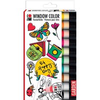Marabu Window Color Set, Garden, 10 x 25 ml – Bild 2