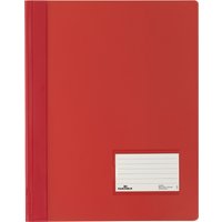 DURABLE Schnellhefter DURALUX, DIN A4, rot-transluzent