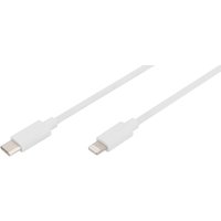 DIGITUS Daten- & Ladekabel, Apple Lightning - USB-C, 1,0 m