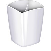 CEP Stifteköcher GLOSS, 2 Fächer, weiss