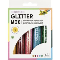 folia Glitter-Mix, Rainbow, 5 Tuben à 14 g – Bild 2