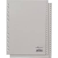 DURABLE Kunststoff-Register, Zahlen, A4, 52-teilig, 1 - 52 – Bild 2