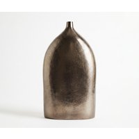 Vase Ogiva B32 x T16 x H56 cm Aluminium Mokka Bronze Gegossen