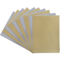 folia Bastelwellkarton, (B)250 x (H)350 mm, gold & silber