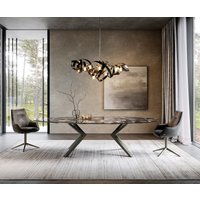 DELIFE Edge Esstisch Oval Keramik
